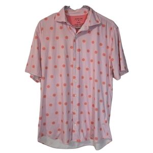 Alton Lane Polo Shirt Pink Floral Men's size M